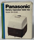 Vintage Panasonic Battery Operated Table Vac Model BH-608E Brown. Fixed Price $20.00.