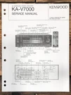 Kenwood KA-V7000 Receiver Service Manual *original*. Fixed Price $19.97.