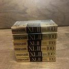 Maxell Xl-ii Six 6 Brand New Sealed Cassette Tapes High Bias 100 Xlii. Fixed Price $49.99.
