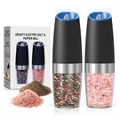Battery Operated Salt And Pepper Grinder Set With Led Light, Automatic Electr.... Fixed Price $20.78.