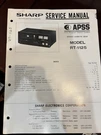 Orig. Sharp RT-1125 RT1125 Tape Deck Repair & Service Manual *original**. Fixed Price $10.19.