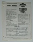 Philco Radio Service Manual Model T-1000 1959 English. Fixed Price $8.73.