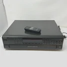 Technics 5-DISC Cd Player Works Great W/remote Control SL-PD8 Black Turntable. Fixed Price $87.73.