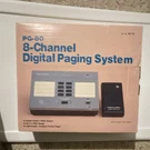 Radioshack PG-80 Digital Paging System 8-CHANNEL 7W 2-MILE Range Compact Gray. Fixed Price $80.00.
