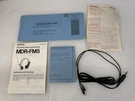 Vintage Sony MDR-FM5 Stereo Radio Paperwork, Manual & Cable Only!!!. Fixed Price $59.99.