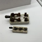 Vintage Leviton Porcelain Knife Switch Lot 9917 9915. Fixed Price $22.99.