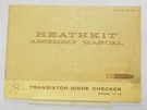 Heathkit Assembly Transistor-diode Checker IT-10 (original). Fixed Price $20.00.