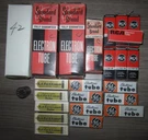 Lot Of 25 Vtg Electron Tubes, Rca, Ge, Standard, Realistic Radio Shack, Philco. Fixed Price $134.99.