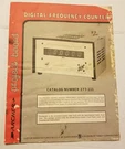 Archer Radio Shack 277-111 Project Board Digital Frequency Counter Manual. Fixed Price $19.99.