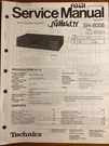 Technics By Panasonic SH-8058 Stereo Graphic Equalizer Service Repair Manual. Fixed Price $19.94.