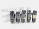 ZA5306 6V6G Vintage European Black Glass Audio Tubes (lot Of Five, Test Ok). Fixed Price $95.00.