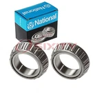 2 Pc National Rear Outer Wheel Bearings For 1963-1965 Jeep J-310 Axle Iv. Fixed Price $52.62.