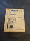Vintage Mura Vom Multitester Model NH-55 W/ Original Box 2,000 Ohm Volt. Fixed Price $19.99.