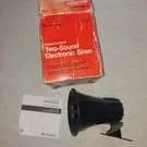 Safe House 49-488F Two Sound Electronic Siren Alarm Horn Made For Radio Shack. Fixed Price $29.99.