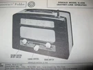 Dewald D-508 Shortwave Radio Photofact. Fixed Price $7.50.