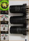 Lot Of 3 6SK7 Black Metal Tube Wards Cunningham Tested Strong Emissions 84-90. Fixed Price $16.99.