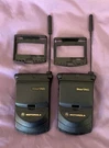 2 - Vintage Motorola Startac 7868W Cellular Flip Phone, Battery Holder Works?. Fixed Price $39.99.