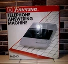 Emerson PA5540 Telephone Answering Machine Vintage Original Box With Manual Nib. Fixed Price $24.79.