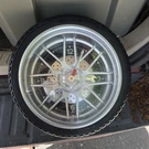 Mechanic Shop Vehicle Tire Wheel Design Collectible Wall Clock. Fixed Price $22.00.