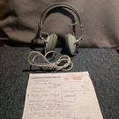 Vintage Sony Stereo Headset DR-3A Headphones (tested, Works). Fixed Price $55.00.