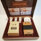 Franzus Deluxe Foreign Electricity Current Converter Kit Model TK-16 Travel Vtg. Fixed Price $18.00.