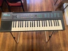 Vintage Yamaha PSR-6 49 Electronic Keyboard With Ac Adapter Stands. Fixed Price $60.00.