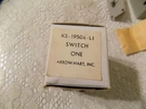 Lot Of 2 KS-19504-L1 Arrow-hart Toggle Switch New In Box, Made The U.s.a. Fixed Price $16.95.