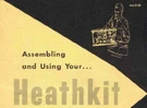 Heathkit Manual AG-8 AG-10 AR-3 C-2 C-3 G-5 IG-102 IM-21 LG-1 SG-8 V-4 V-7A. Fixed Price $13.15.