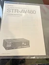 Sony STR-AV480 Am-fm Stereo Receiver Operating Instruction Excellent Condition /. Fixed Price $25.00.