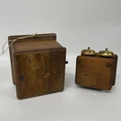 Antique Western Electric 3 Bar Magneto Generator Oak Box & Ringer. Fixed Price $89.97.