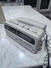 Tested Vtg Soundesign Am/fm Clock Radio Cassette Player Corded Phone 7553IVY Bh. Fixed Price $24.95.