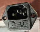 261-2-06 Schaffner Computer Emc-rfi Socket W/ Fuses. Fixed Price $10.99.