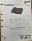 Sony DD-P1 Electronic Book Printer Original Service Repair Manual. Fixed Price $15.95.