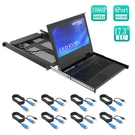 Mt-viki 17.3" Rackmount Kvm Led Console 8 Port Hdmi Switch 1U For Server Data. Fixed Price $749.54.