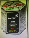 Genuine Kester Solder 63/37, 0.020 (0.50MM) Rosin Core, 400 Inch's + Free Flux. Fixed Price $7.99.