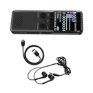 Black 32GB Digital Recorder Voice Activated Supports Playback. Fixed Price $31.95.
