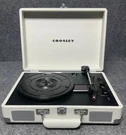 Crosley Suitcase Turntable CR8805A Dc 5V 6W Stereo Record Player White. Fixed Price $40.00.