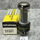 Nos Sylvania 6V6 Gt Black Plate Tube TV/7 Tested Over 100%. Fixed Price $19.18.