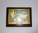 Seiko World Time Lcd Desk Alarm Clock QHL020B Digital Calendar Works. Fixed Price $22.99.