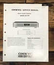 Onkyo EQ-201 Equalizer Service Manual *original*. Fixed Price $19.97.