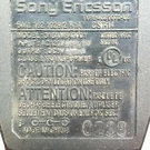 Sony Ericsson CST-14 316AMS43001 Charger Output 5VDC 400MA. Fixed Price $16.31.