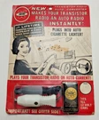 1963 Fedtro Turns Your Transistor Radio Into Auto Plugs Cig Lighter Vtg. Fixed Price $42.74.