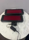 Vtg 2PC Micronta 63-808 Large Red Led Digital Wall-mountable Clock Both Work 11". Fixed Price $35.99.