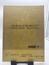 Heathkit Assembly Manual Audio Vacuum Tube Voltmeter AV-3. Fixed Price $9.99.