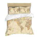 Wonderful Divided World Map 3D Quilt Duvet Doona Cover Set Pillow Case Print. Fixed Price $75.76.