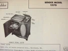Bendix 1217D Phonograph - Radio Photofact. Fixed Price $6.50.