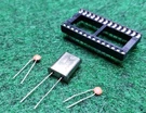 3.12MHZ Xtal Oscillator + Caps Socket For SP0256 Speech Synthesizer. Fixed Price $9.99.