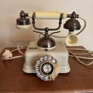 Vintage Rotary Victorian French Style Antique Telephone Made Japan Model JN-4. Fixed Price $28.99.