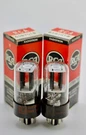 Nos Rca 6SN7-GTB Trophy Matched Pair Black Flat-plate Tubes Made 1960'S. Fixed Price $224.99.