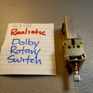 Realistic Dolby Rotary Switch SCT-31 Stereo Cassette Deck. Fixed Price $8.22.